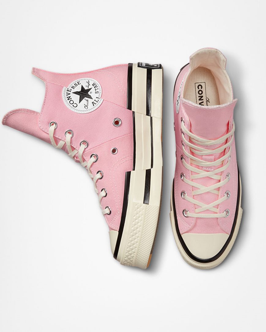 Tenisi Inalti Dama Converse Chuck 70 Plus Portocalii Roz | RO SQRCA905